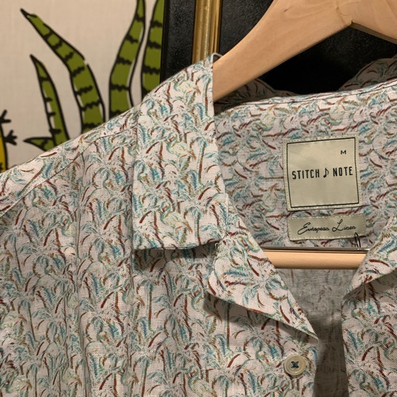 Stitch Note Button Up - Picture 3 of 6